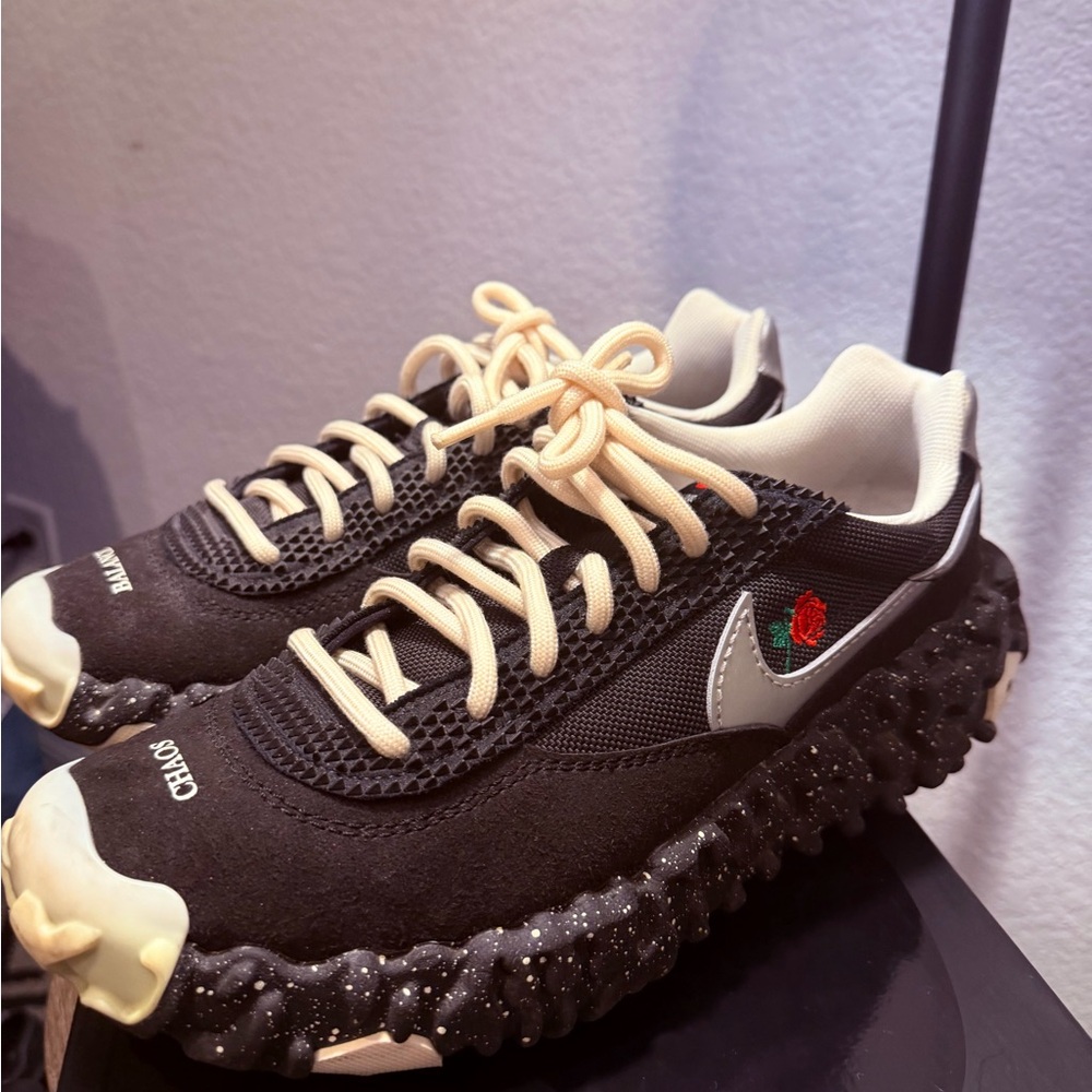 Nike x Undercover Overbreak sneakers in black.